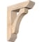 Ekena Millwork Legacy Slat Smooth Bracket w/ Offset Brace, Douglas Fir, 5 1/2"W x 18"D x 22"H BKT0604X18X22LEC06SDF - alternate 1